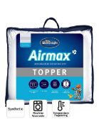 Lot RRP £79. 2x Items. 1X Silentnight Airmax Dual Layer Mattress Topper Single White RRP £37 TT335
