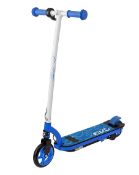 RRP £84.99. EVO Blue Electric Scooter. Handle Height: 82cm. Age Grade: 8+. Maximum Weight: 50kg. P