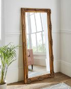 RRP £159. Adderley Leaner Mirror Gold. (H165 x W79.5 x D6.5cm). UD184PS.
