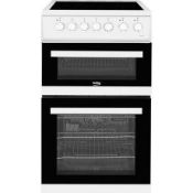 BEKO EDVC503W 50cm Electric Double Oven - REF No 6
