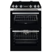 Brand New Zanussi 60cm Induction Electric Double Oven ZC166278XA - REF No 41
