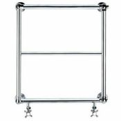 RRP £169. Burcombe 600 x Ball Jointed Towel Rail Chrome. New Sealed