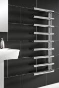 RRP £390. Towelrads Mayfair Modern Heated Towel Rail Radiator. 500 x 1254mm. RAL7412