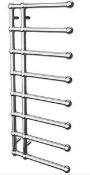 RRP £604. Blanford 1199 x 500mm. Straight Chrome Modern Heated Towel Radiator.