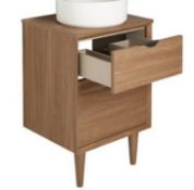 RRP £245. Noir Craft 500mm Floorstanding Vanity Unit. SKU: 536920. 560 x 503mm. Requires Re-assembl