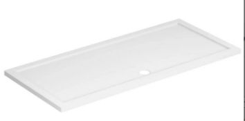 RRP £499. Very Large, 1800 x 900mm Stone Resin Shower Tray. Ideal for Wetroom Conversion Where Bath