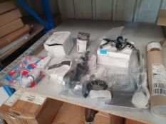 9 x Mixed Items. Universal Chrome Click-Clack Basin Waste. 90Mm High Flow Chrome Shower Waste Kit.