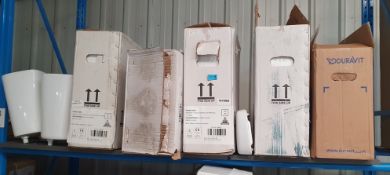 7 x Mixed Toilet Cisterns. Some With Flush Kit & 1 Resin Basin