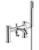 RRP £250. Matching Metro Bath And Basin Pillar Tap Set