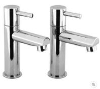 RRP £100. Metro Basin Pillar Taps. 593715.