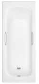 RRP £295. 1700x700 Single Ended Bath With Legs. (Some Damage To Lip – See Photo)