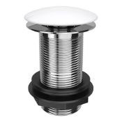 RRP £410. 9 Items. 7 x Ceramic Topped, Universal Basin Click Clack Waste Kits. Chrome. 2 x Extende