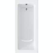 RRP £235. 1600 x 700mm Single Ended Square Edged Bath.