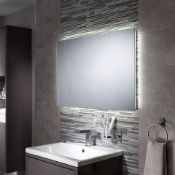 RRP £330. Eden Backlit LED Mirror with Touch Switch 900mm x 600mm