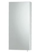 RRP £99. Mini Bathroom Mirror Cabinet 300x670mm. SKU: 530962.