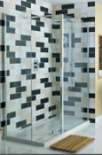 Atlas 1700 x 800 Walk-In Enclosure Shower 8mm Clear Glass RRP: £799. 51000032640