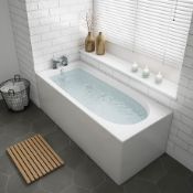 RRP £225. 1600 x 700mm Single Ended Bath. Appears New Unused. Bath Only