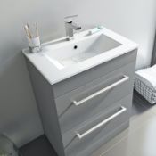 RRP £175. 600 x 400 Ceramic Vanity Basin. Appears new unused. Basin Only