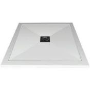 RRP £225. 700 x 700 Slimline Stone resin Shower tray. Appears New Undamaged In Packaging. Tray Only