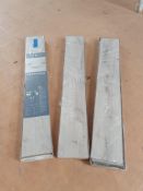 RRP £150. 3 x packs - Approx 6m2 Of HydroClick Lavinia Silver Birch Plank Laminate Flooring 1285 x1