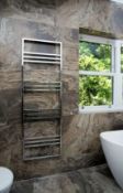 RRP £227. Towelrads Boxford Towel Radiator. RAL 9005. Chrome.