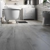 RRP £100. 2 x packs - Approx 4m2 Of HydroClick Lavinia Silver Birch Plank Laminate Flooring 1285 x1