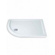 RRP £299. 1000 x 760 LH Stone Shower Tray. Low Profile. Appears Unused.
