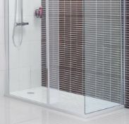 RRP £299. Mode rectangular walk in shower tray. Product code: RPU1490. 1600 x 800mm With Drying Are