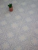 RRP £220. Approx 4.64 Square Meters Of Hydrolock Water Resistant Victorian Tile laminate flooring