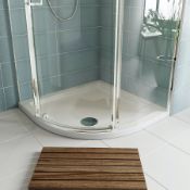 RRP £299. 800 x 800 Stone Resin Quadrant Shower Tray. Appears New Unused.