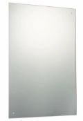 RRP £69. Accents bevelled edge drilled bathroom mirror 900 x 600mm. Product code: MIR004. NEW