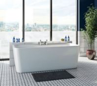 RRP £700. Mode Adler back to wall bath 1700 x 785. New Unused. Damage to edge.
