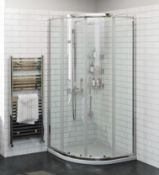 RRP £325. Orchard 6mm two door quadrant shower enclosure. Appears Unused