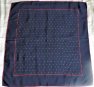 Vintage Dior Silk Scarf Christian Dior Signature Monogram c.1980's