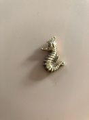 Charming 18 Carat Yellow Gold Seahorse Pendant.