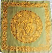 Vintage Paris Designer Silk Scarf Signed