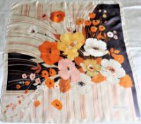 Vintage Jaques Griff Paris Silk Scarf Circa 1970's