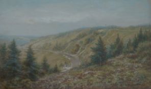 Watercolour. Country Scene by WM Duncan. 1880-1906