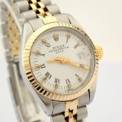 Rolex / Oyster Perpetual Date - Lady's Gold/Steel Wrist Watch