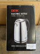 Deik KE01402Y-CE Jug Kettle with Boil-Dry Protection 1.7L. RRP £9.99 Grade U