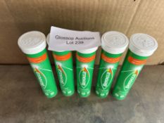 X5 Tubes of Berocca Orange. RRP £24.99 Grade U