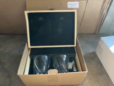Whiskey Glasses Gift Set - Scotch Glasses Set of 2-Whisky Chilling Stones. RRP £39.99 Grade