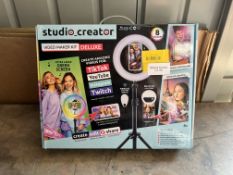 Studio Creator Deluxe Video Maker Kit. RRP £40.00 Grade U