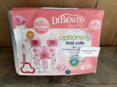 Dr Brown's Options+ Anti-Colic Pink Bottle. RRP £34.99 Grade U