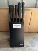 Kitchen Devils S8603015 Control Knife Block. RRP £45.00 Grade U