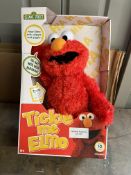 Sesame Street Talking Tickle Me Elmo Soft Toy. RRP £25.00 Grade U