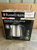Russell Hobbs Stainless Steel Adventure Kettle. RRP £27.00 Grade U