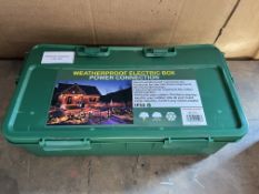 Outdoor Plug Electric Box. RRP £19.99 Grade U