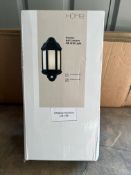 Home Hendon Black PIR Half Lantern Security Light. RRP £19.99 Grade U