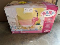 BABY Born Bathtub. RRP £44.99 Grade U